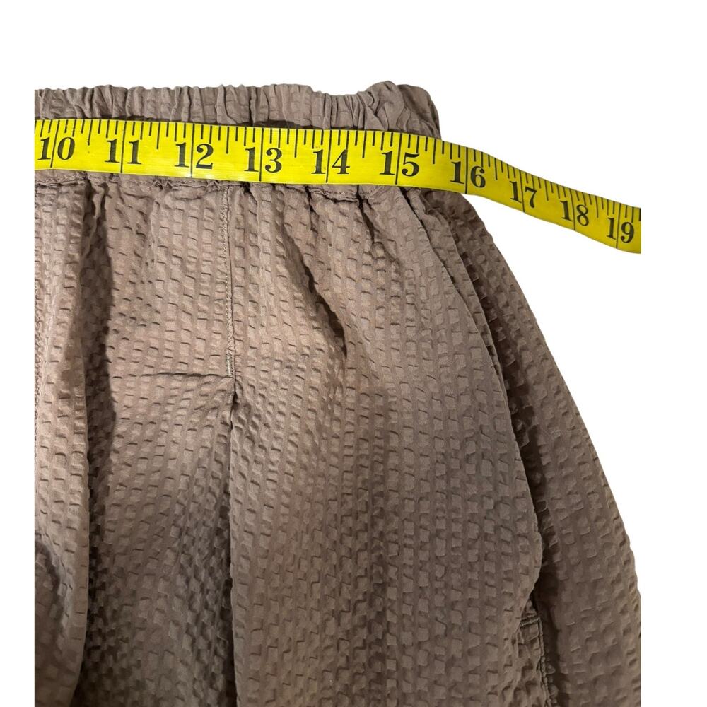 GREI. New York Barrel Pants Womens Large Puckered Fabric Soft Stretch Lagenlook - Picture 4 of 9
